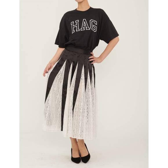 BATSHEVA Dresses & Skirts - NEW BATSHEVA freya skirt in black w/ lace